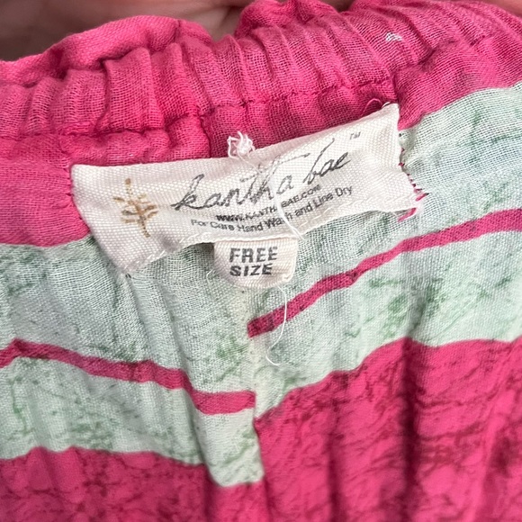 Kantha Bae Joplin Jogger Cotton Drawstring Pants One Size Women’s - Picture 4 of 7